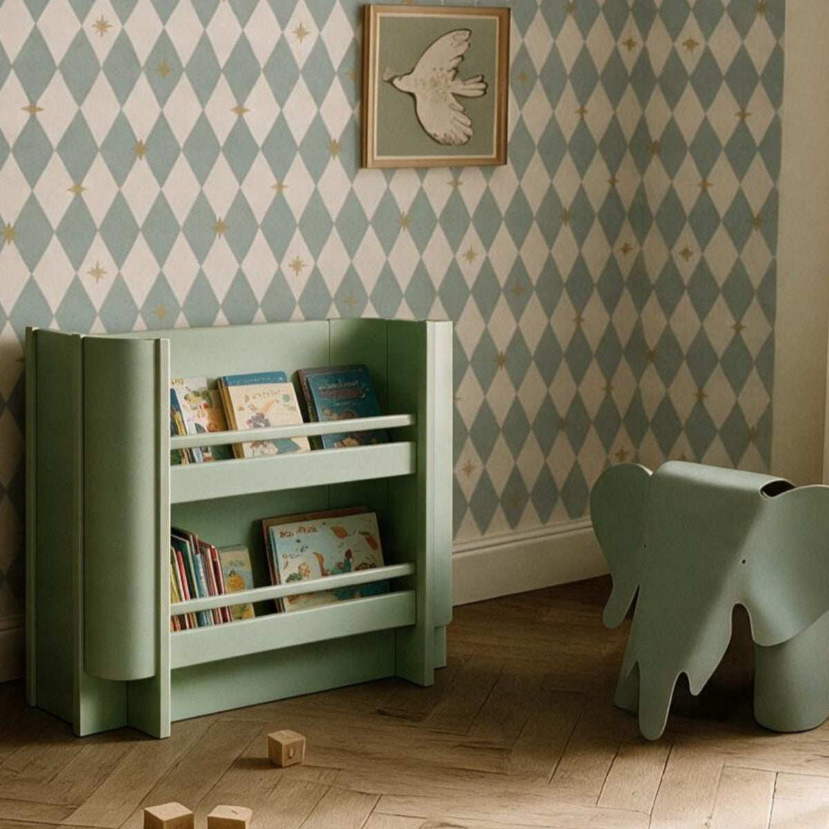 Mono Bookshelf Koyu Meşe